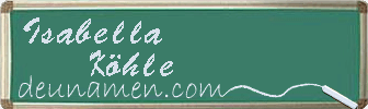 Isabella Köhle Visitenkarte